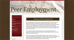 Desktop Screenshot of peeremployment.com